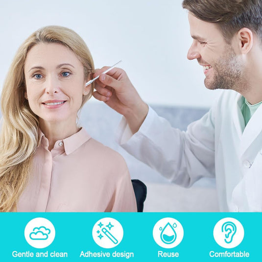 24 Pcs Ear Wax Stick, 2025 New Reusable Sticky Soft Head Ear Swabs