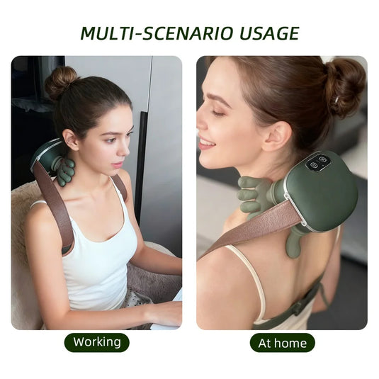 Bionic Finger Neck Shoulder Massager Wireless Neck Cervical Trapezius Kneading Massage