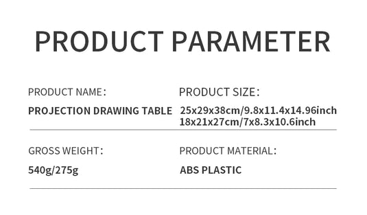 Electric deer projection drawing board multi-functional writing board learning drawing