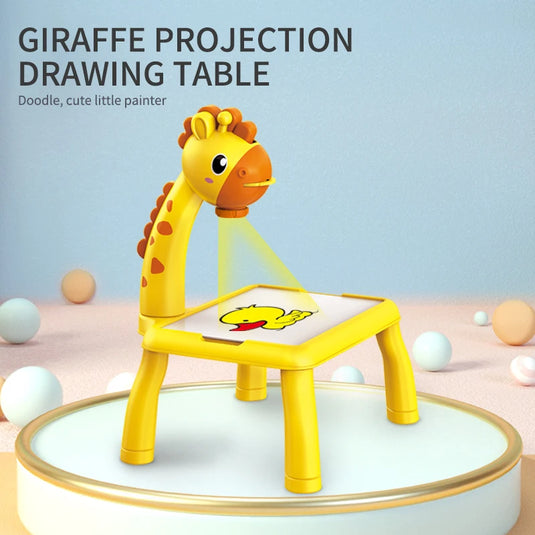 Electric deer projection drawing board multi-functional writing board learning drawing