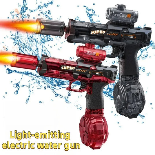 LED Electric Water Gun for Summer Fun | Safe, Automatic, Kid-Friendly