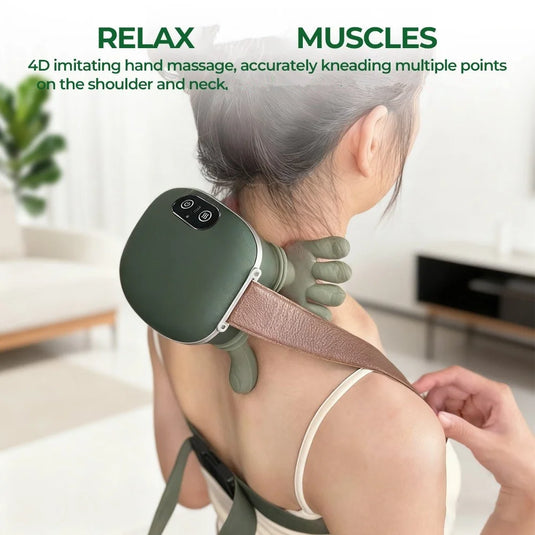 Bionic Finger Neck Shoulder Massager Wireless Neck Cervical Trapezius Kneading Massage