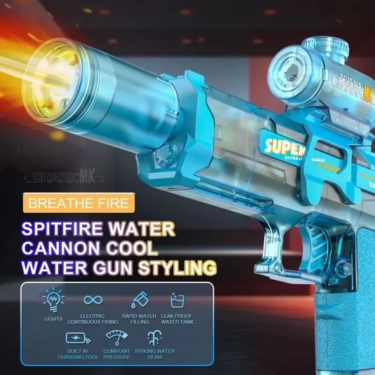 LED Electric Water Gun for Summer Fun | Safe, Automatic, Kid-Friendly